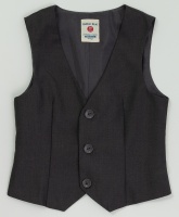 Серый классический жилет Button Blue, школьная форма для мальчиков  фото, kupilegko.ru
